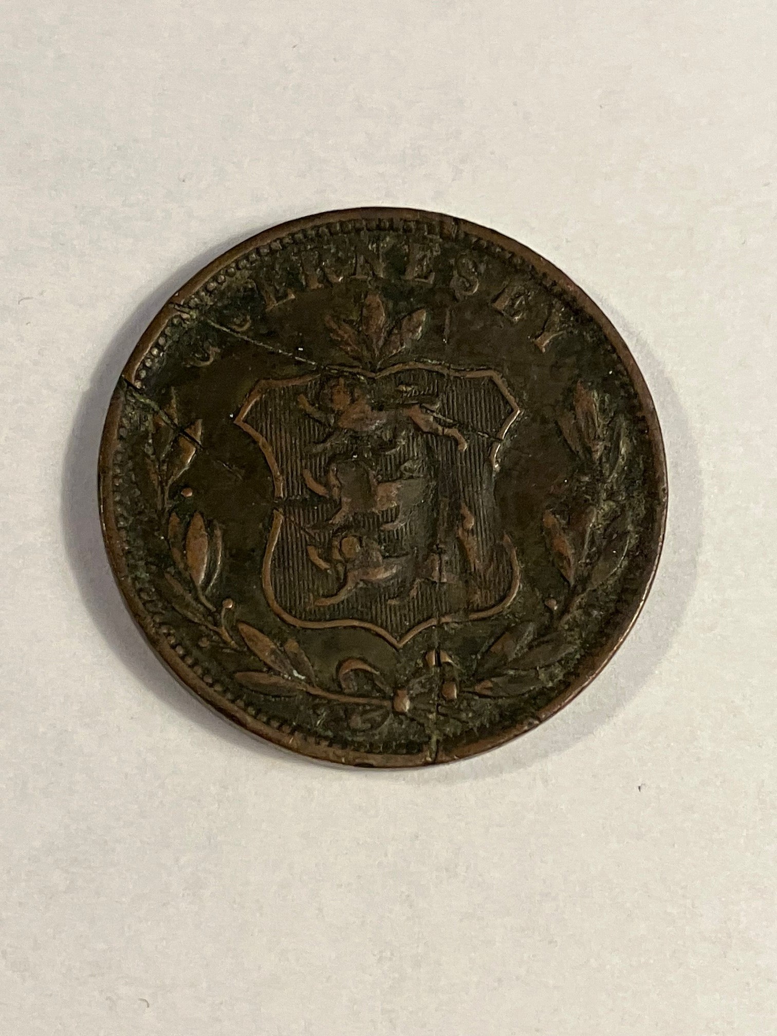 8 Doubles Guernsey 1858