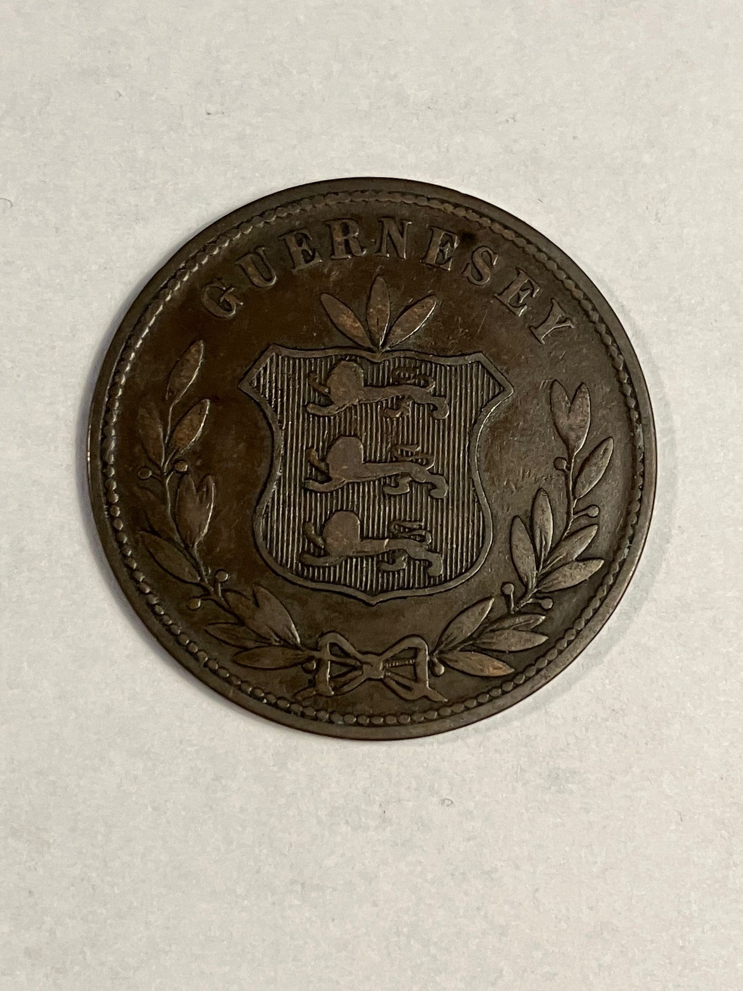 8 Doubles Guernsey 1864