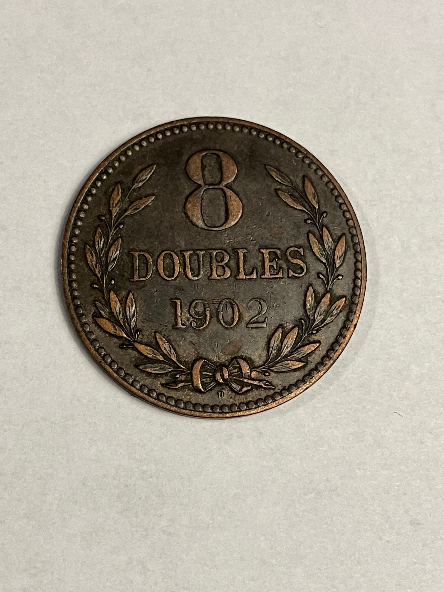 8 Doubles Guernsey 1902