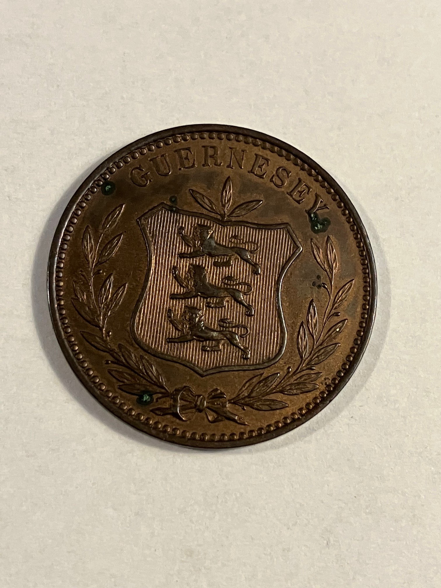 8 Doubles Guernsey 1889