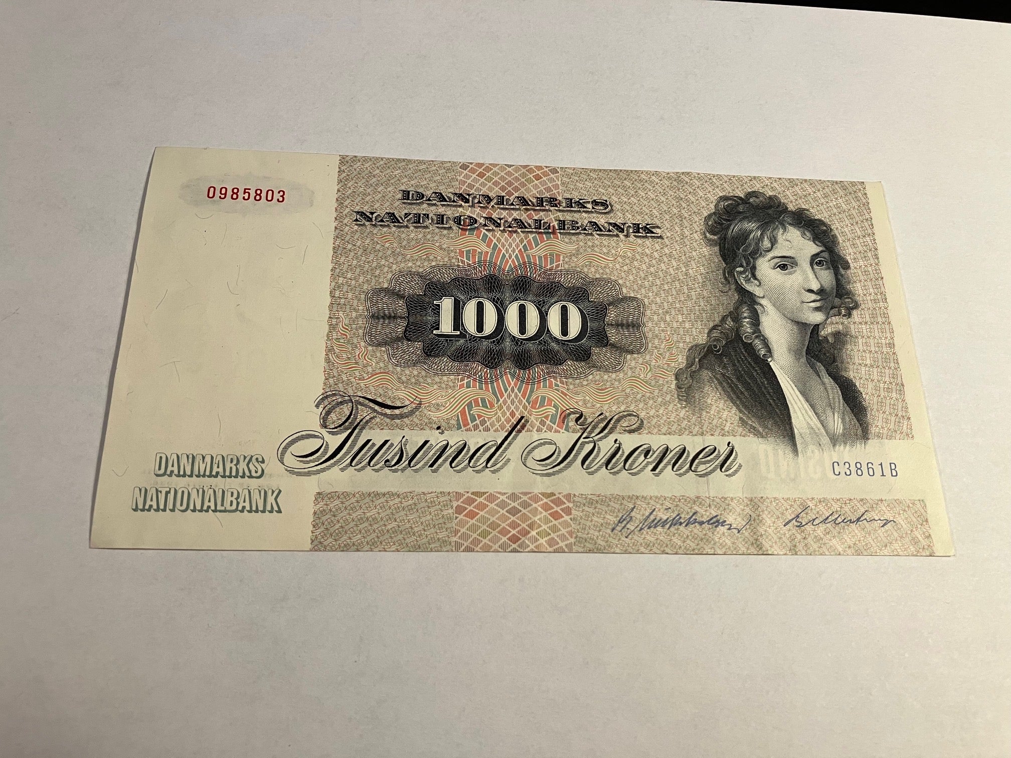 1000 Kroner 1986