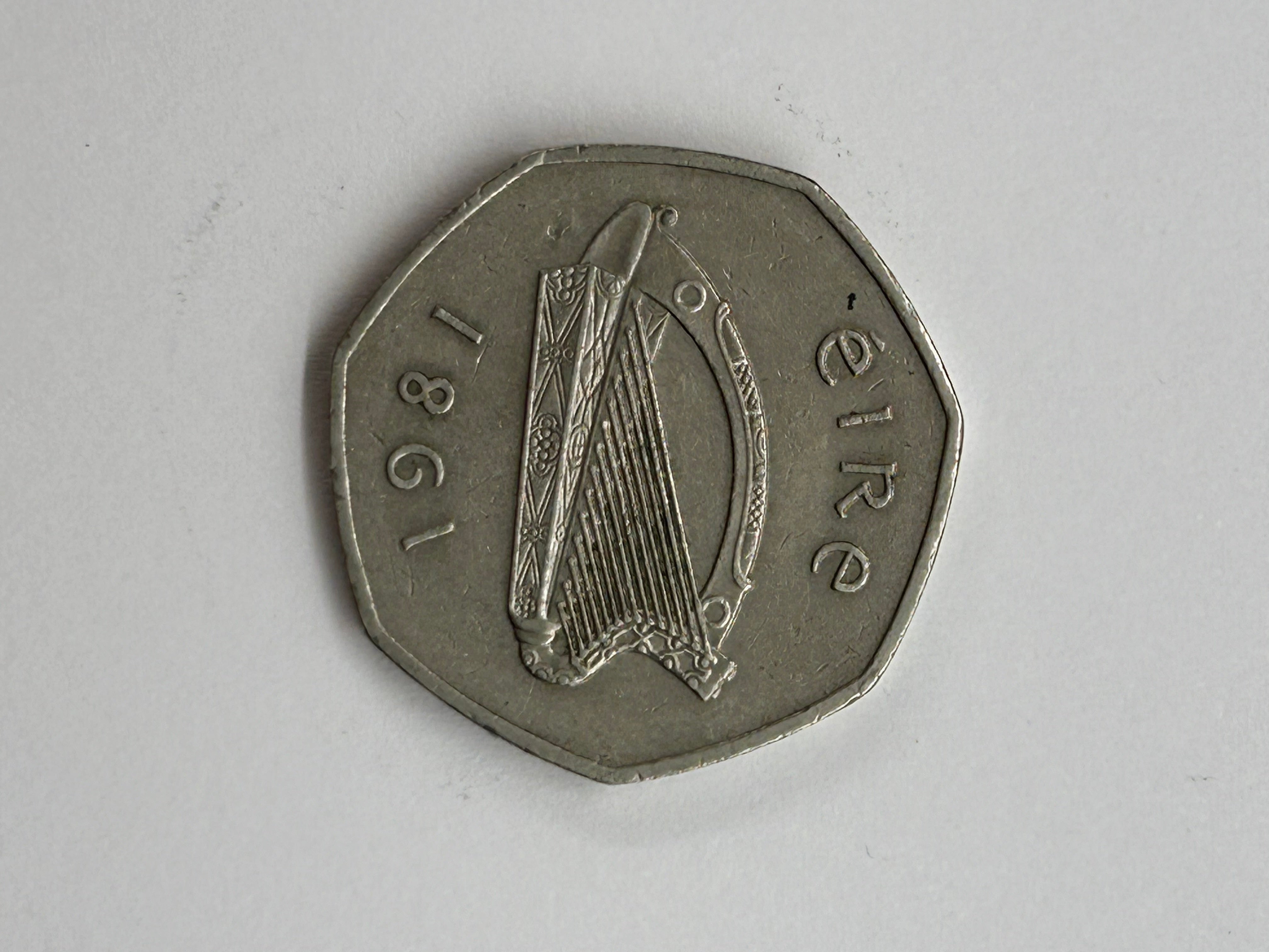 50 Pence Ireland 1981