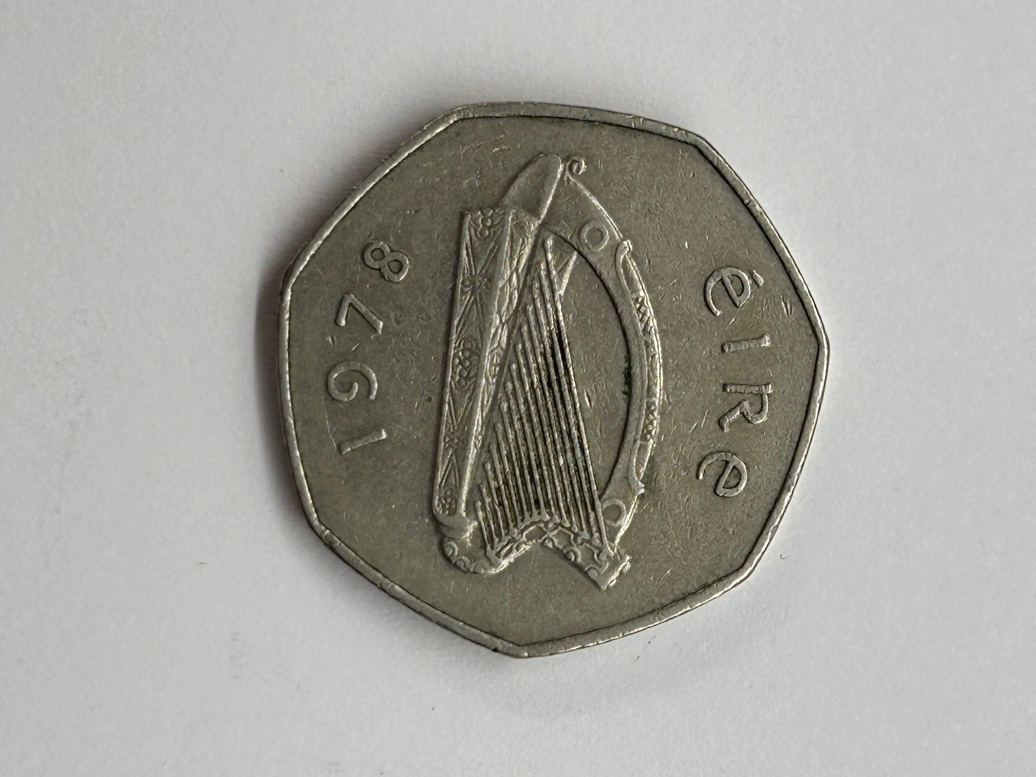 50 Pence Ireland 1978