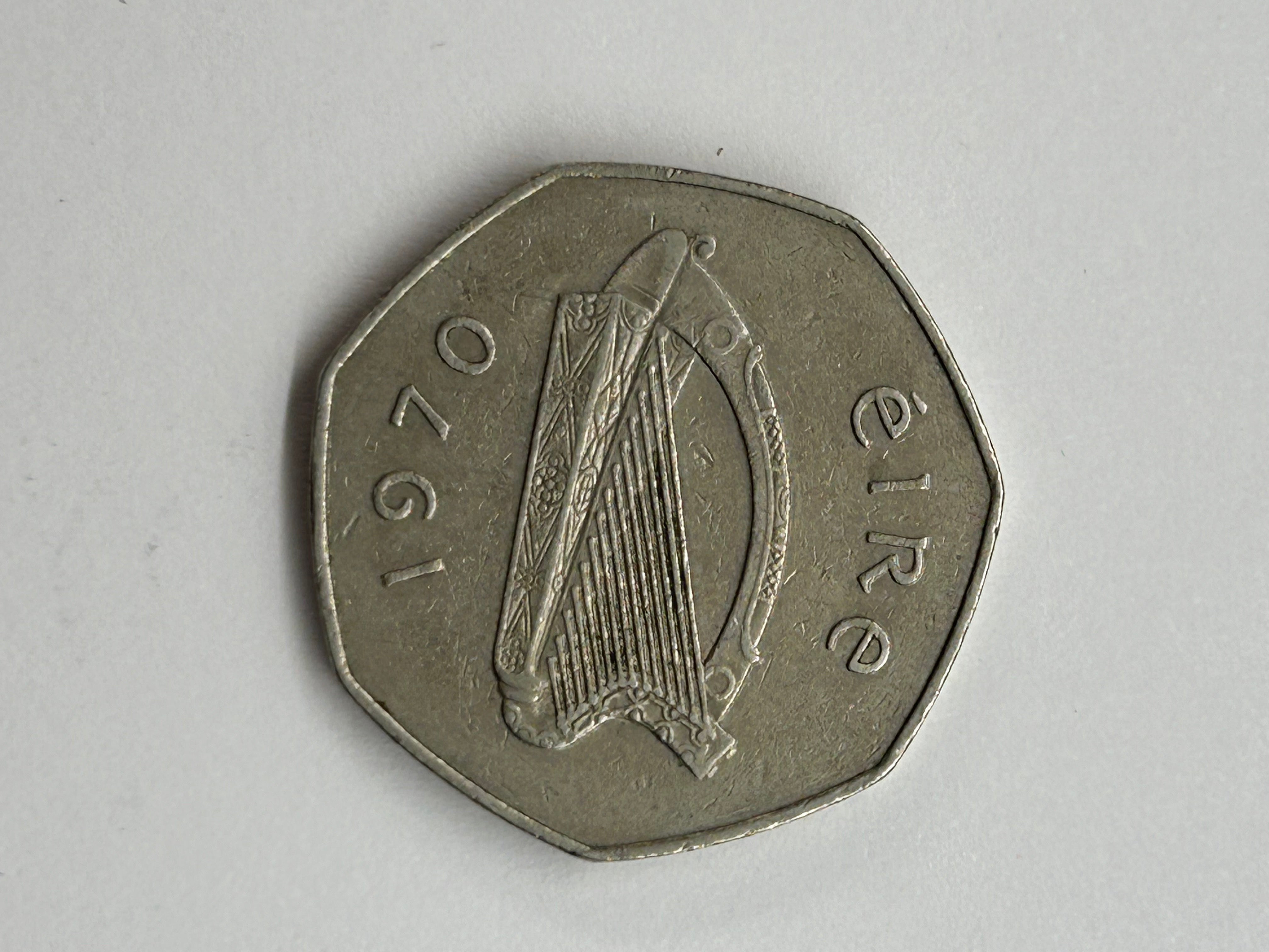 50 Pence Ireland 1970