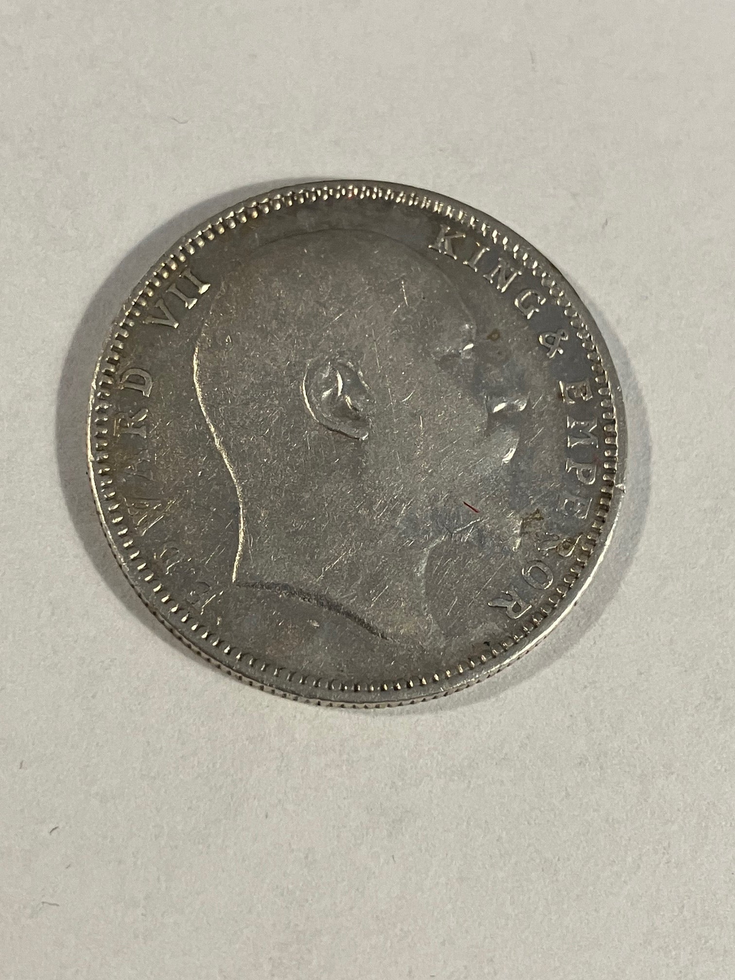 One Rupee India 1907