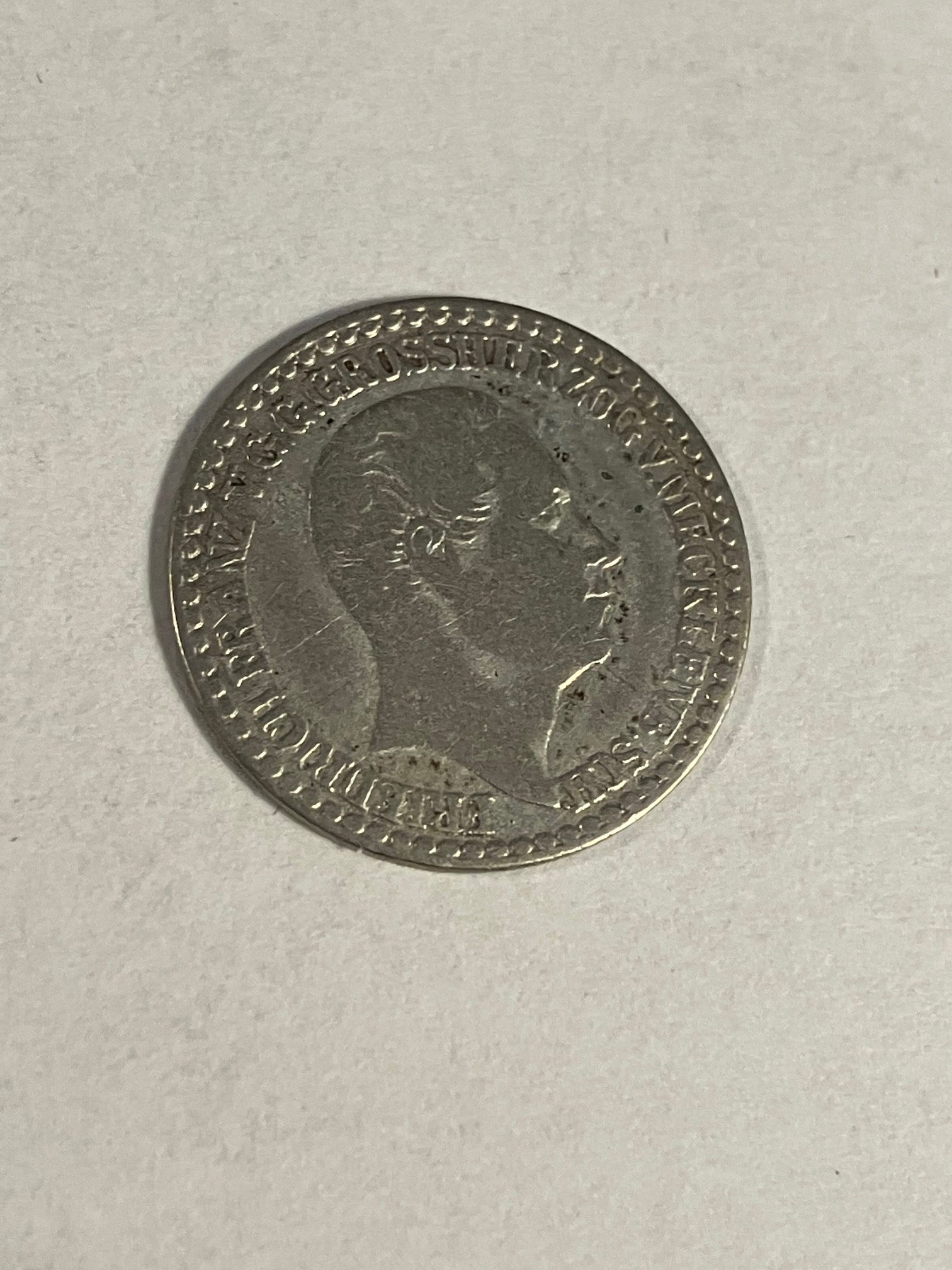 12 Einen Thaler 1848 Mecklenburg