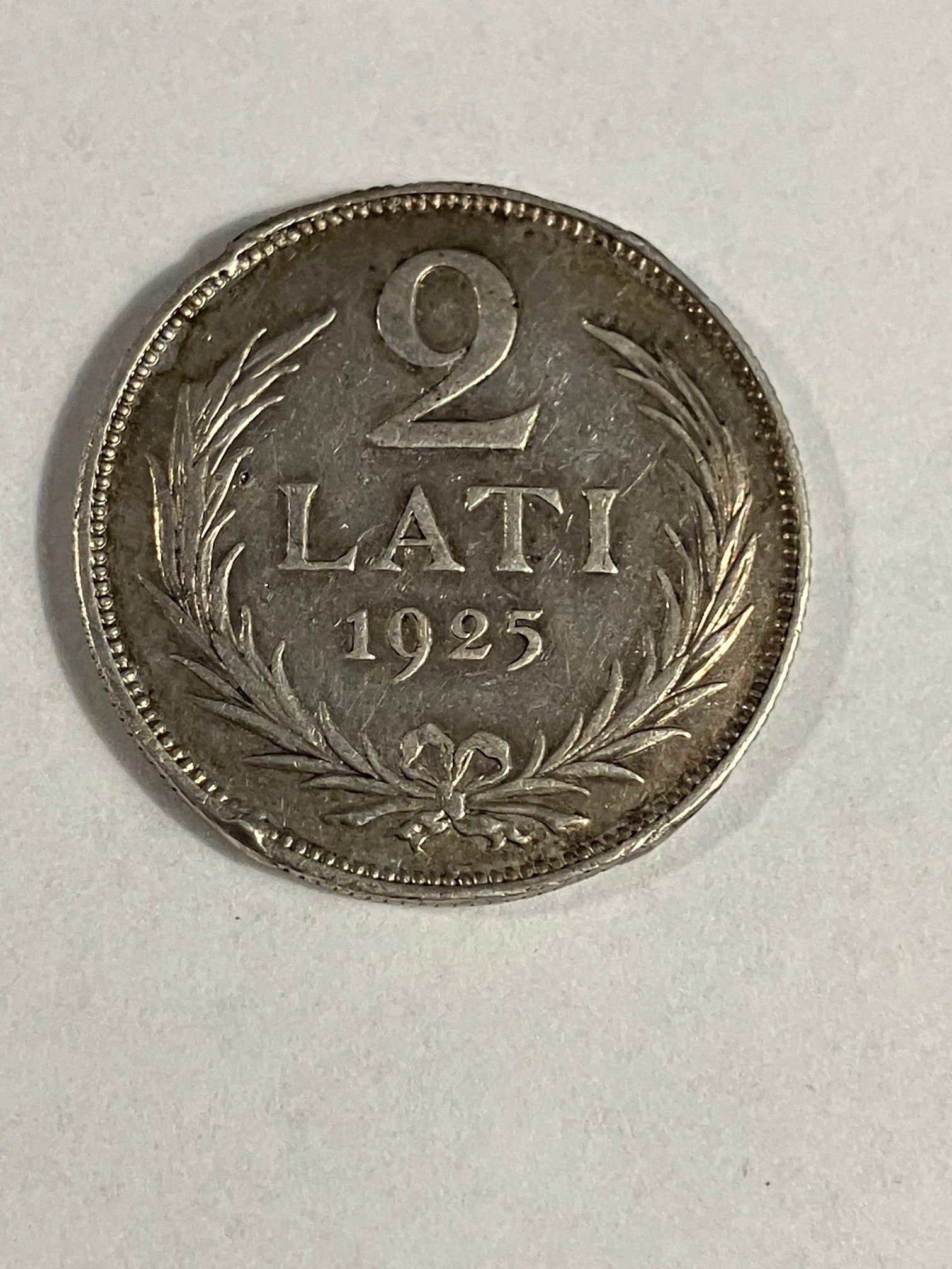 2 Lats 1925 Latvia