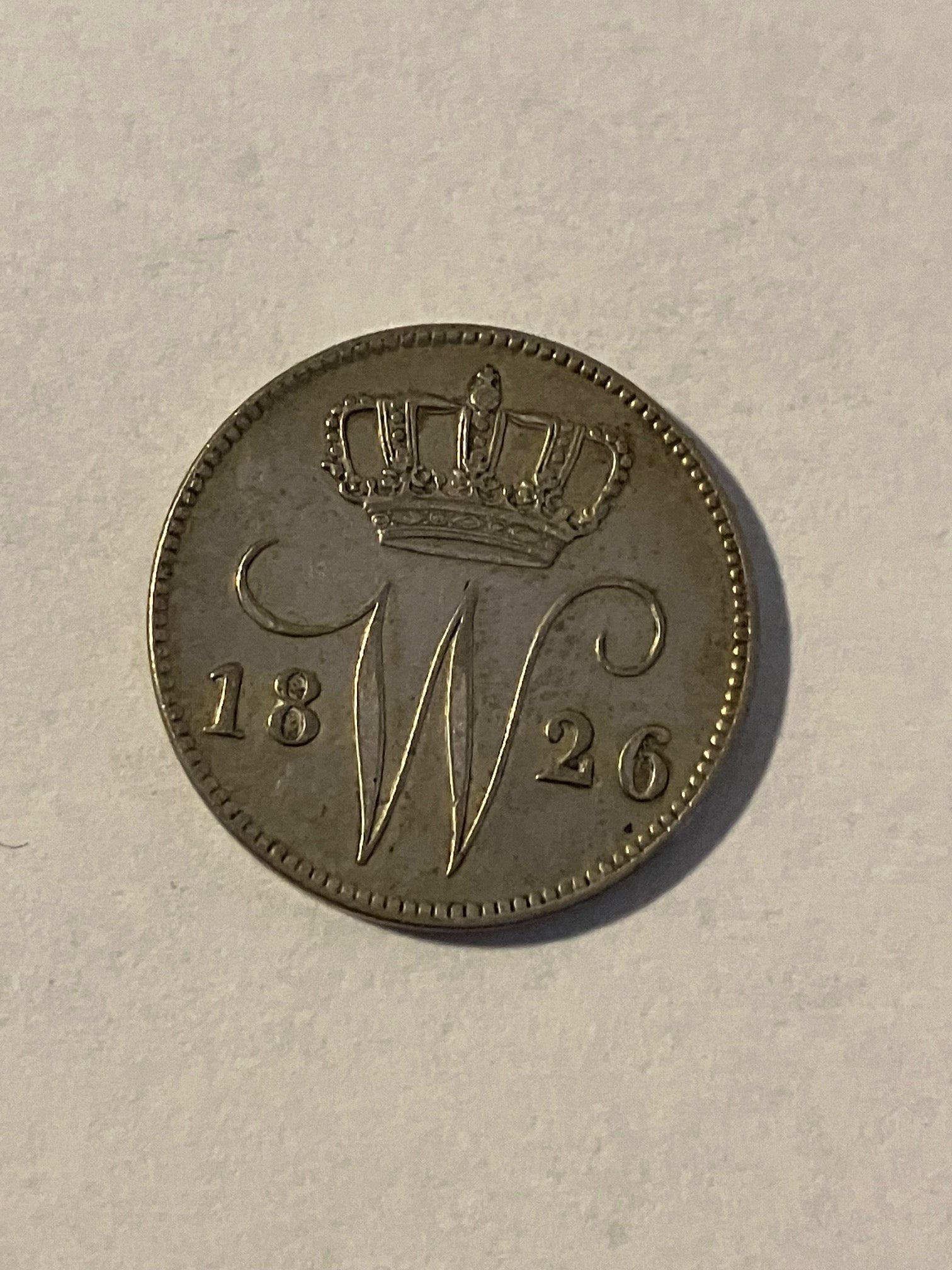 25 Cent Netherlands 1826