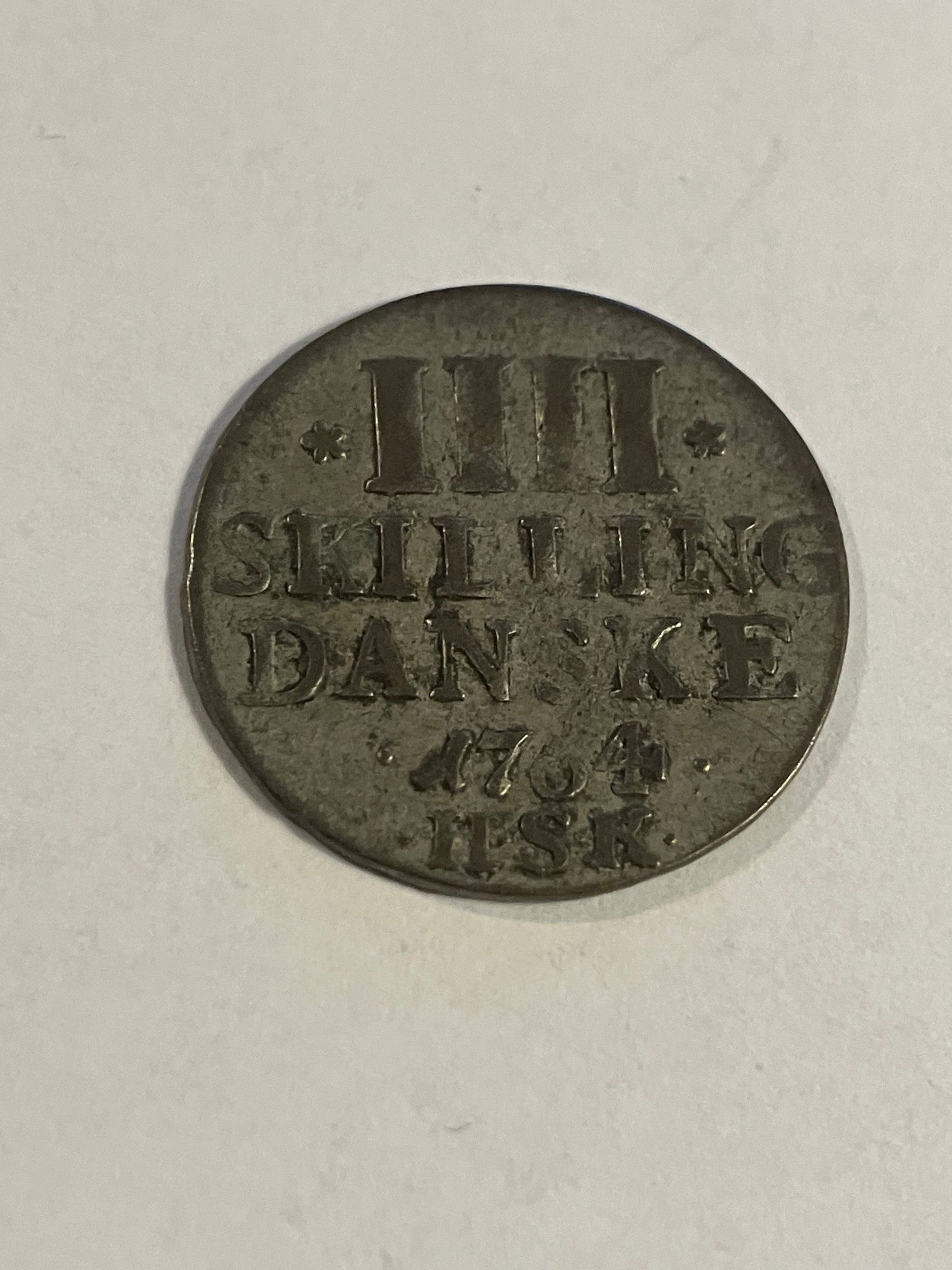 4 Skilling 1764 Danmark