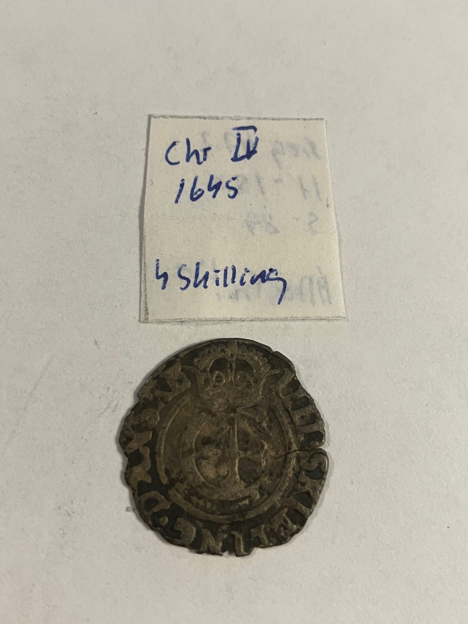 4 Skilling Hebræer 1645