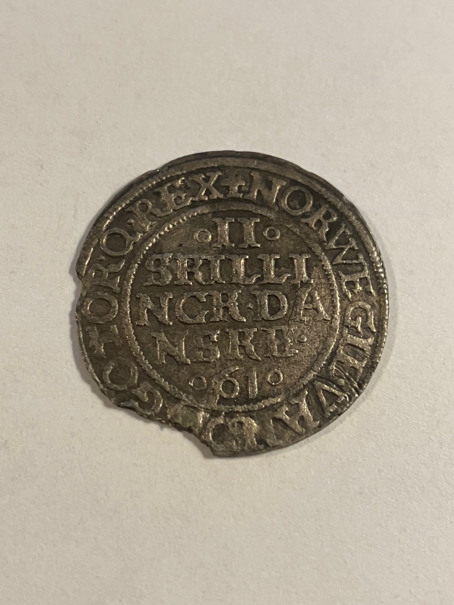 2 Skilling 1561 Danmark