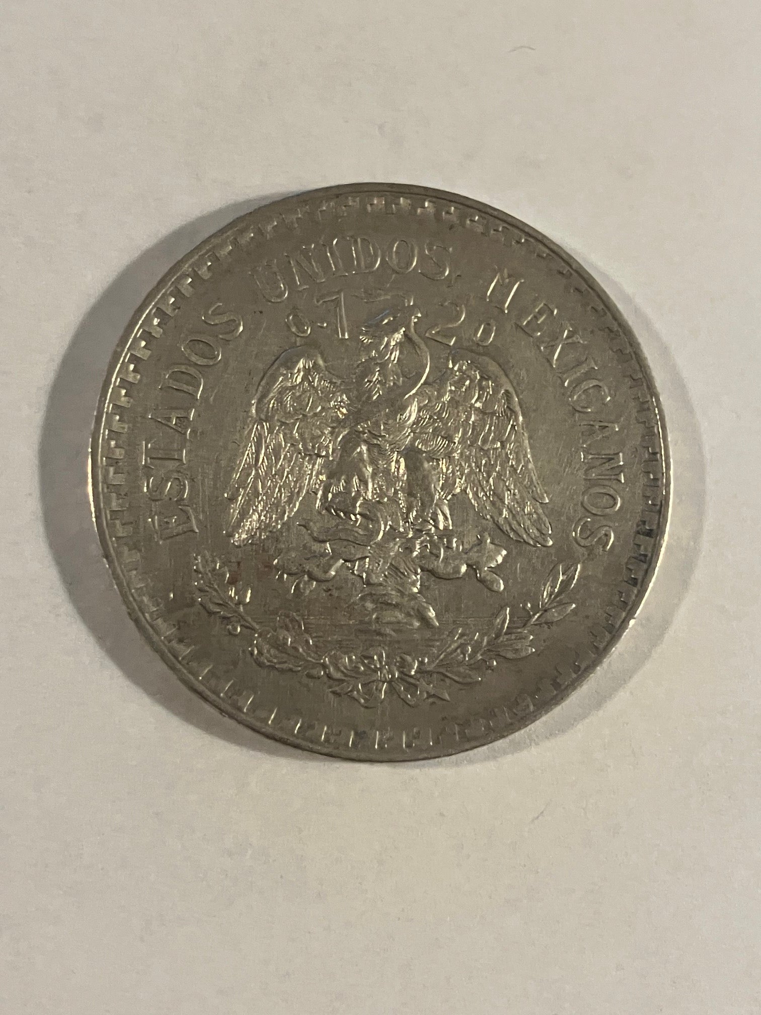 Un Pesos Mexico 1924