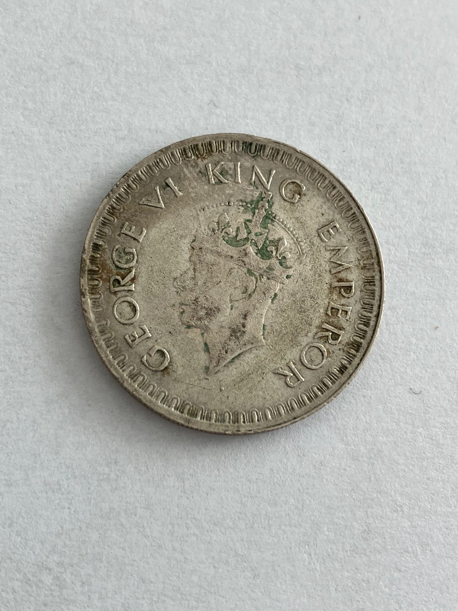 Half Rupee India 1943