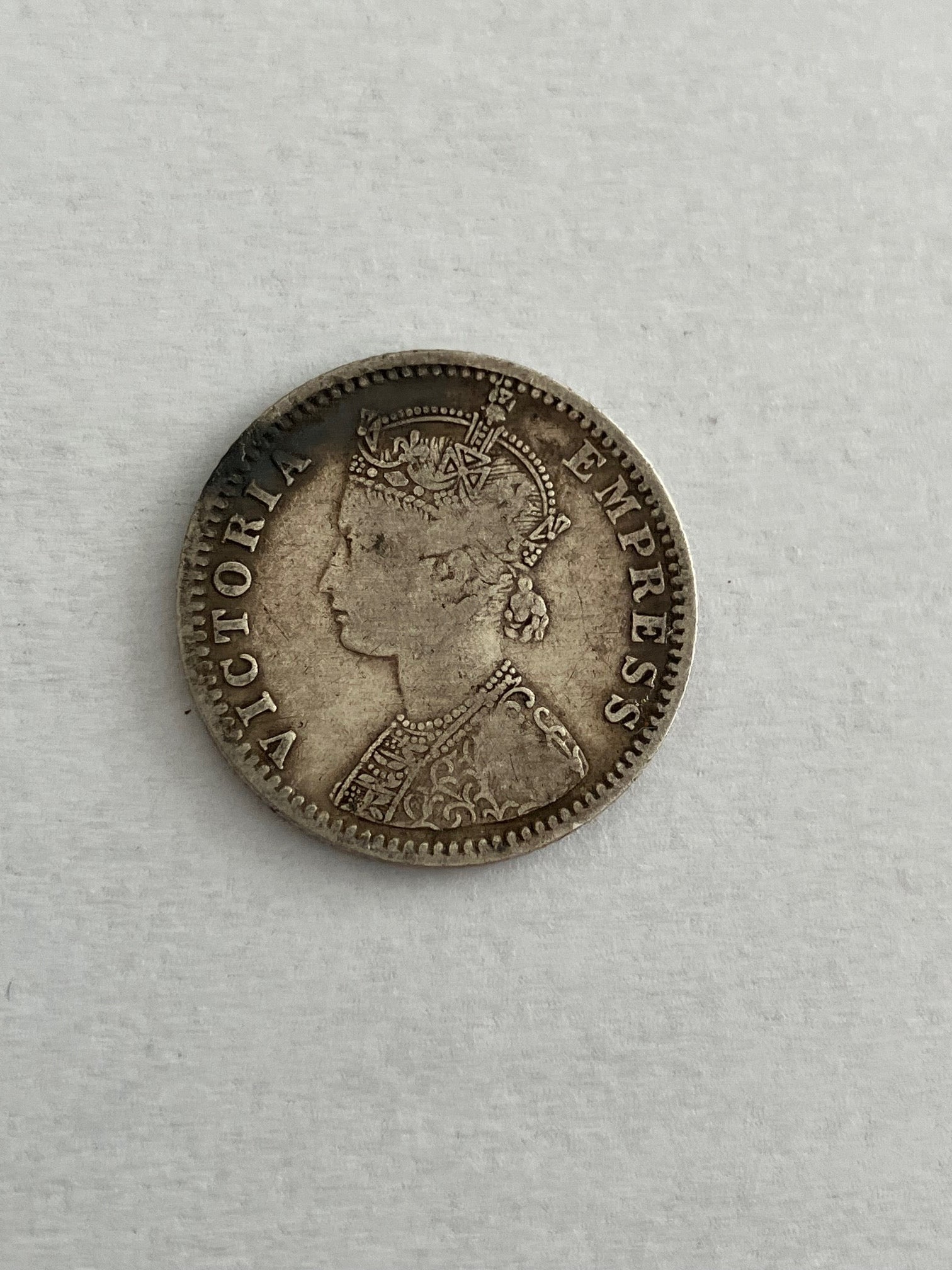 1/4 Rupee India 1893