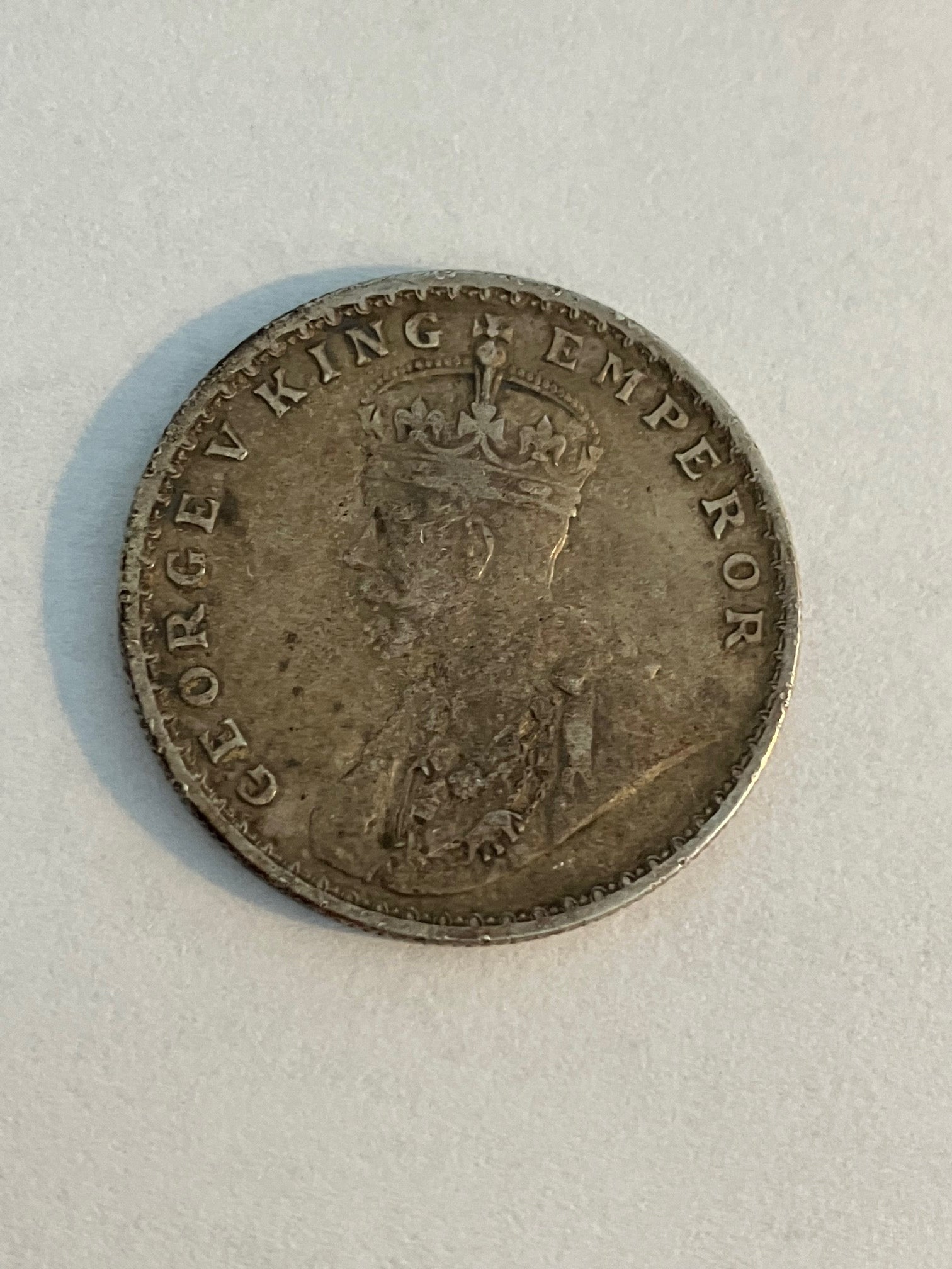 One Rupee India 1918