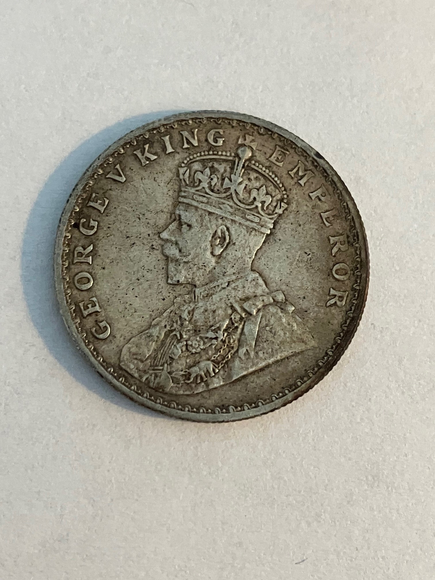 One Rupee India 1917