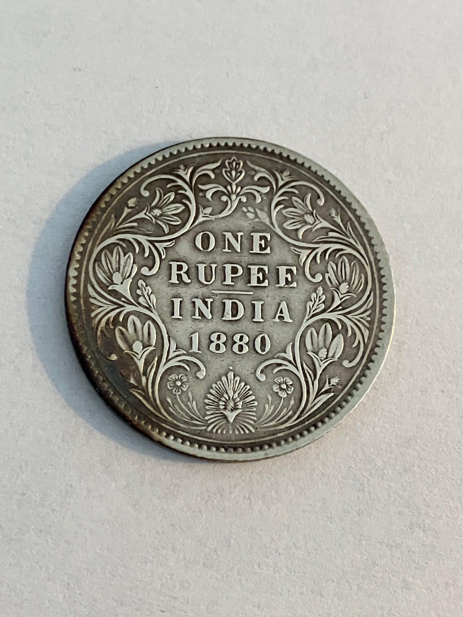 One Rupee India 1880