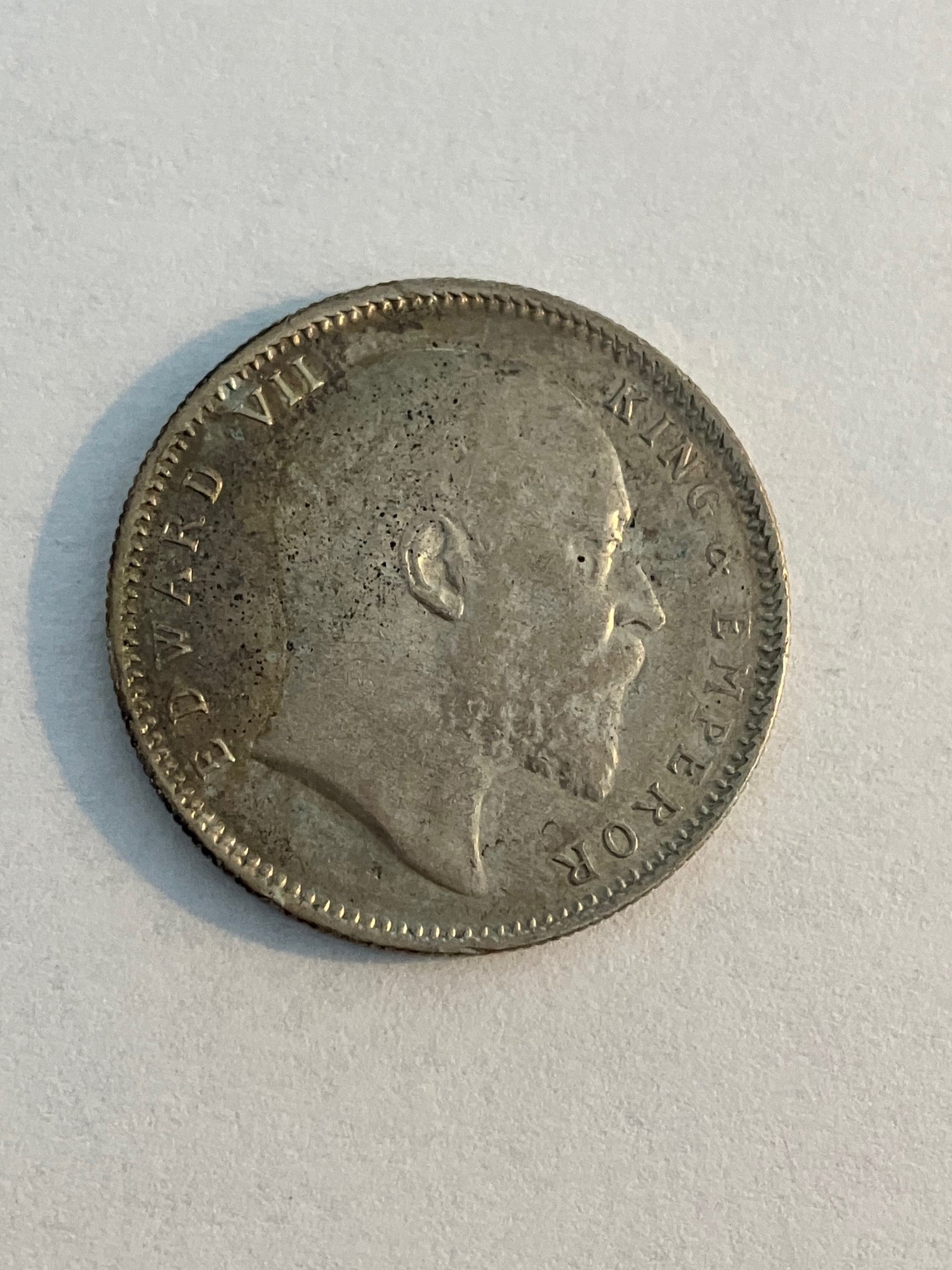 One Rupee India 1909