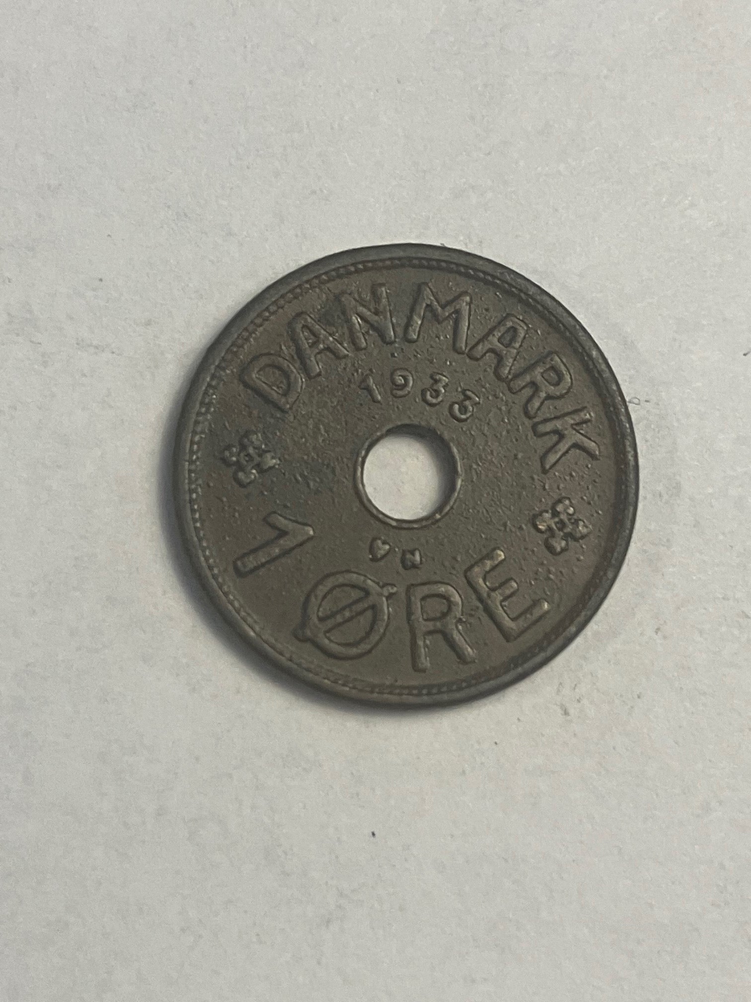 1 Øre 1933 Danmark