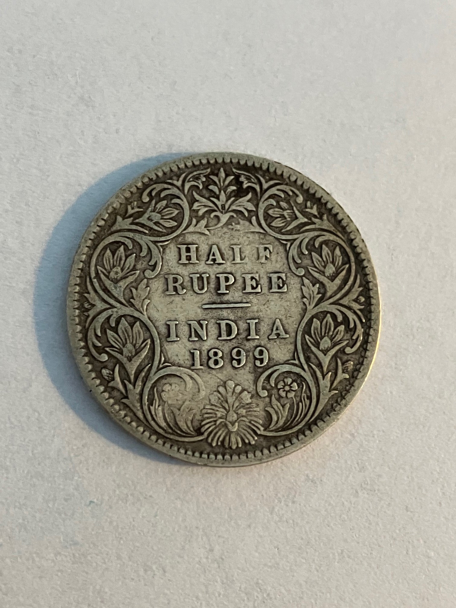 Half Rupee India 1899