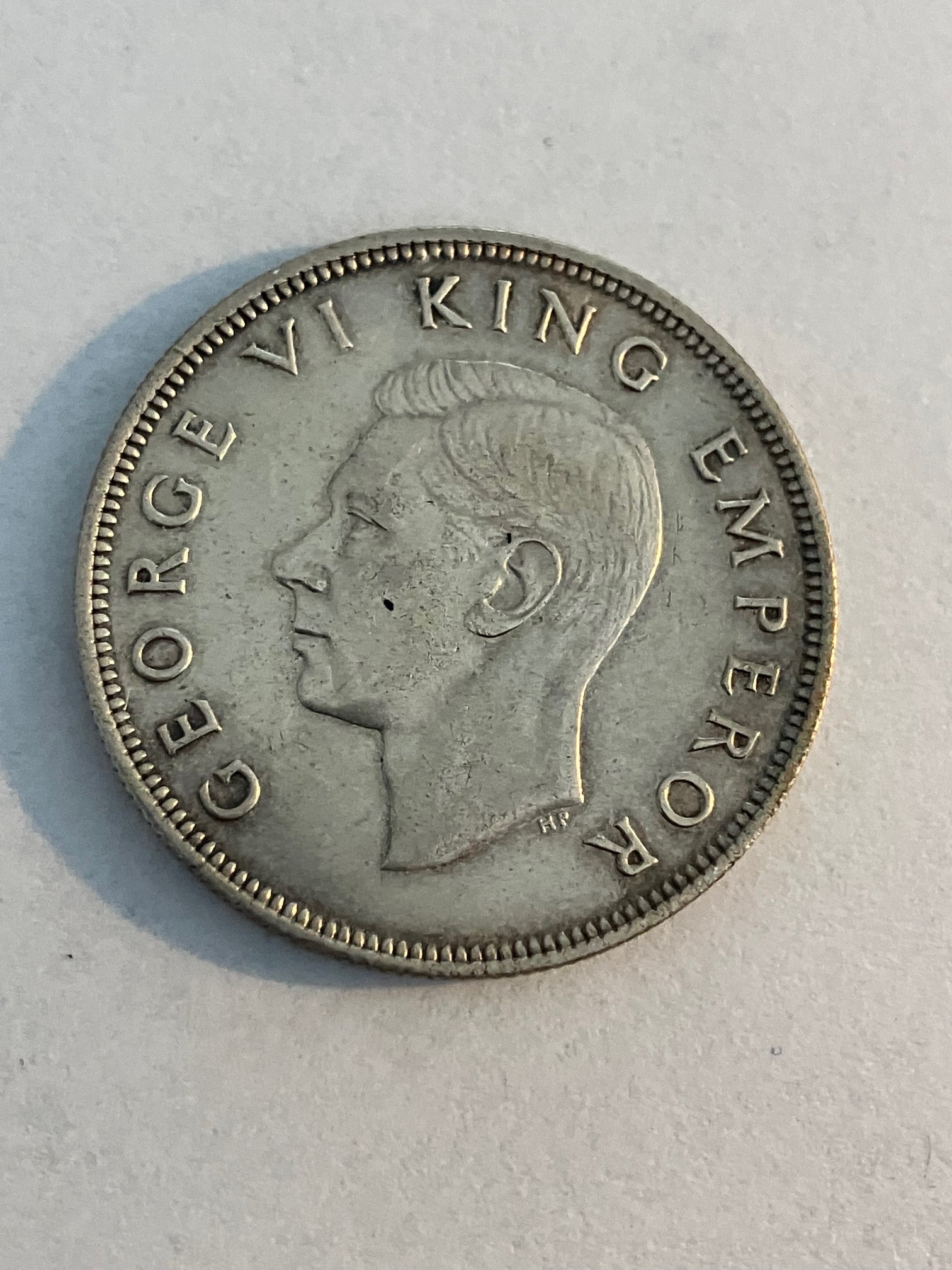 Half Crown 1940 New Zealand - Silver