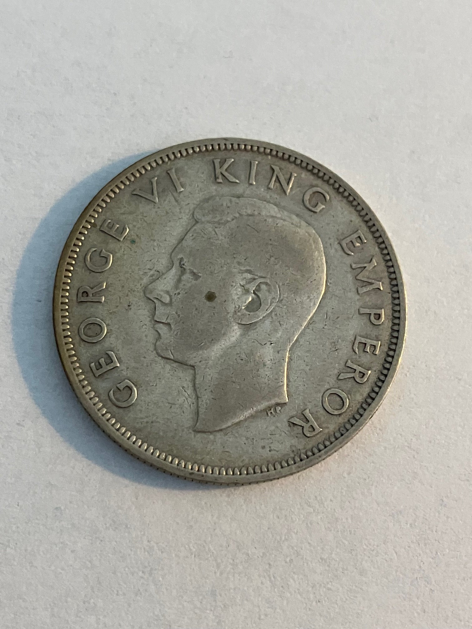 Half Crown 1943 New Zealand