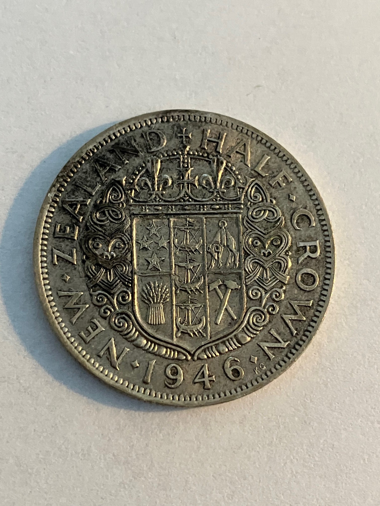 Half Crown 1946 New Zealand