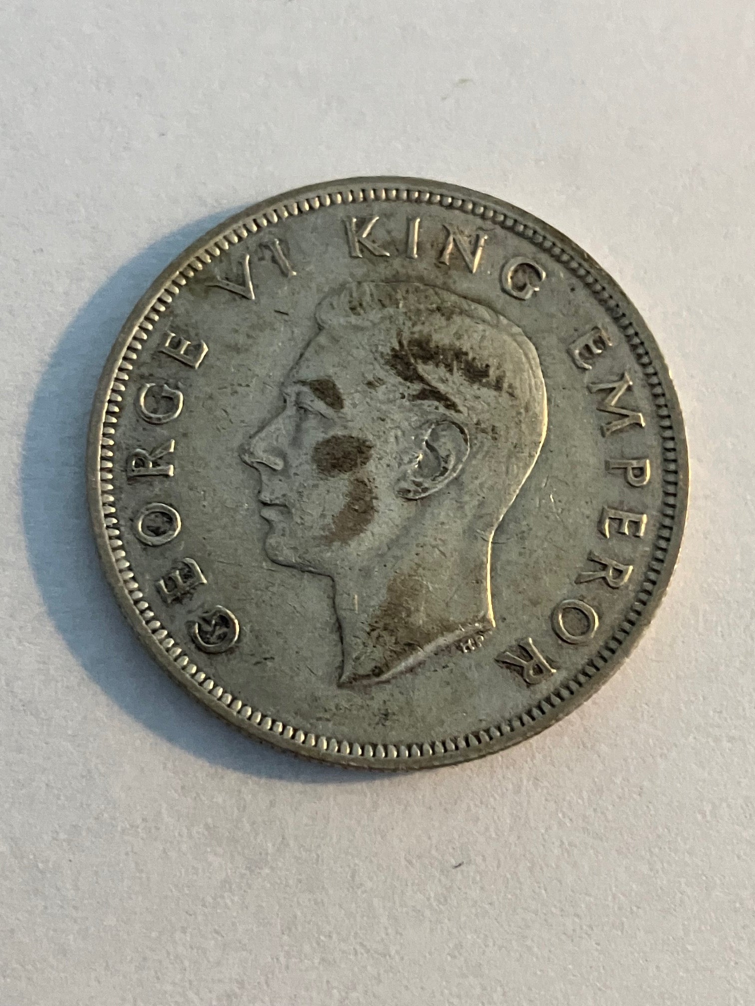 Half Crown 1946 New Zealand