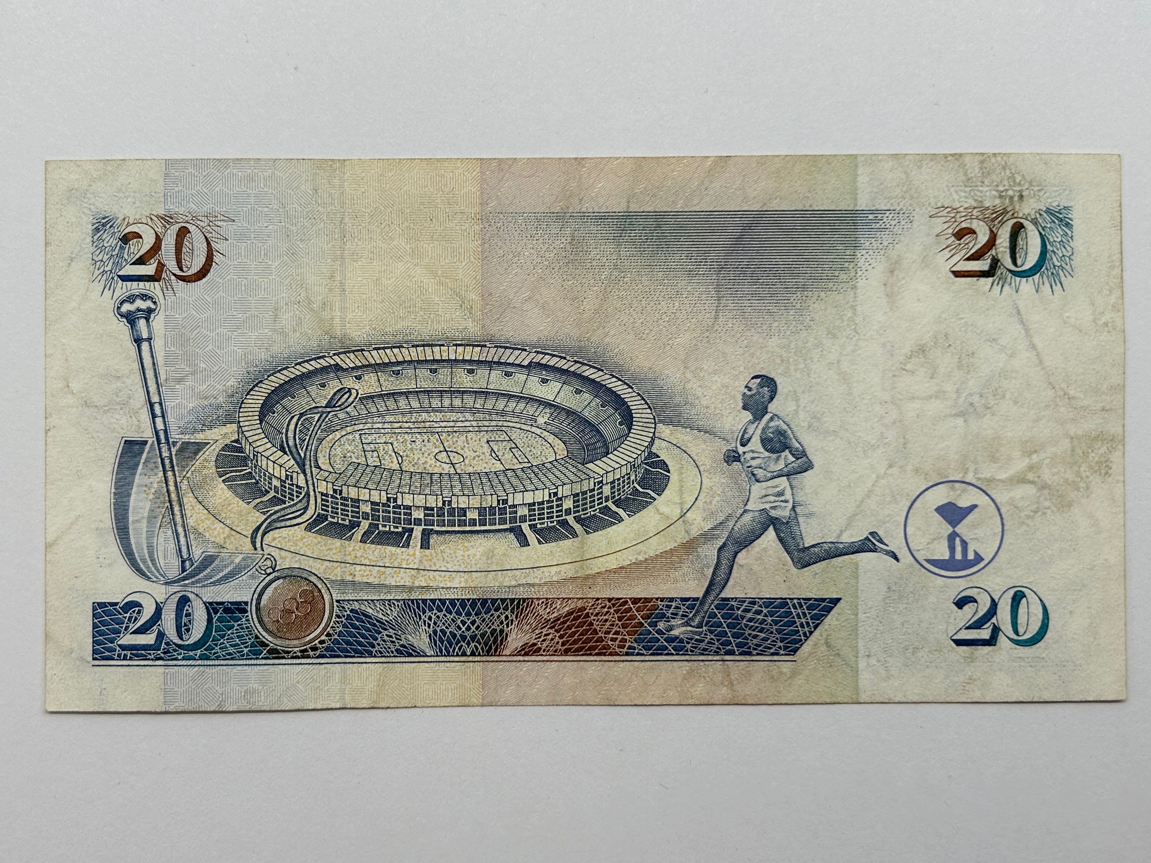 20 Shillings Kenya 1995