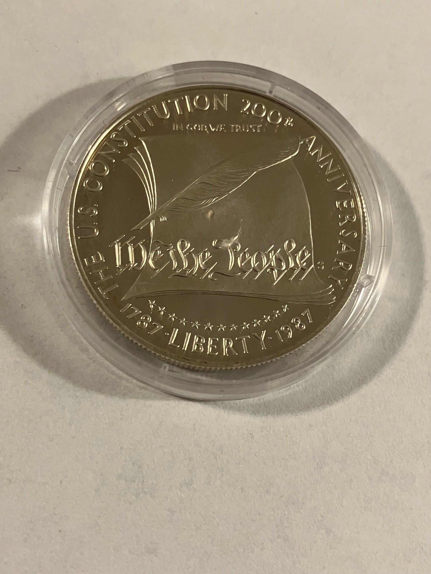 1 Dollar (Constitution) 1987 - Silver