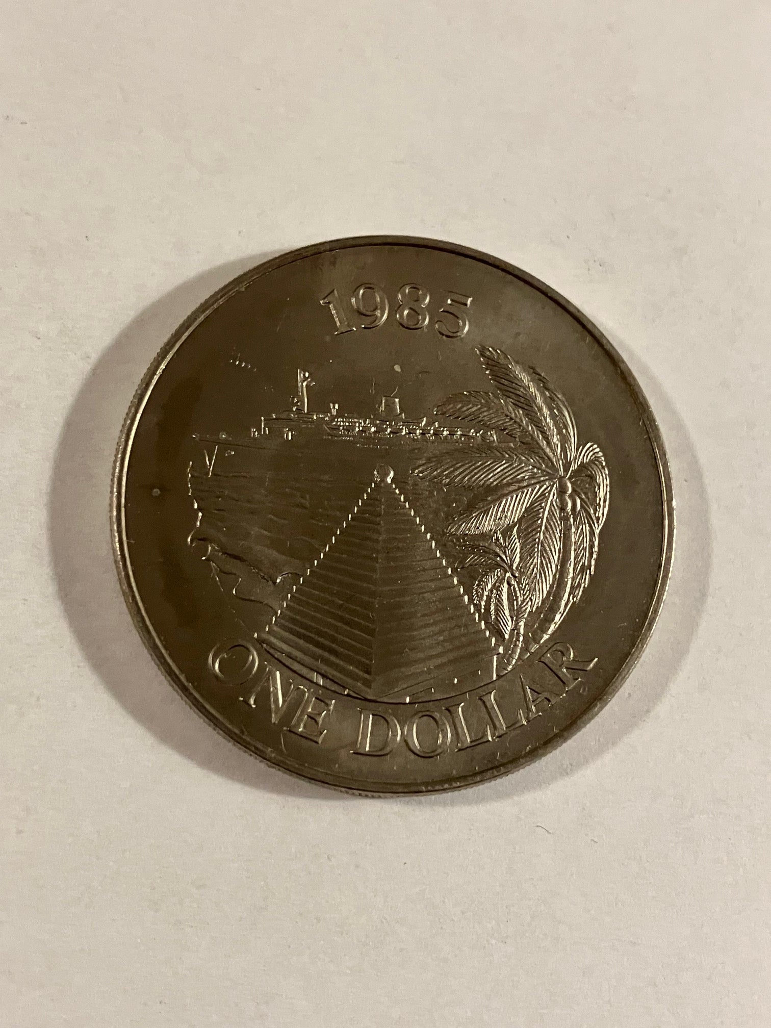 One Dollar Silver Wedding 1972 Bermuda