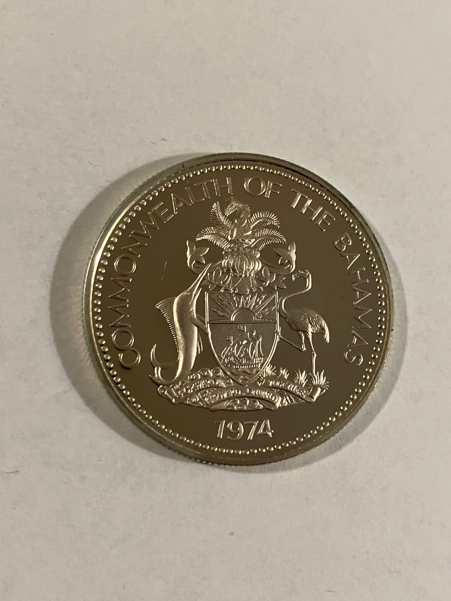 One Dollar 1974 Bahamas