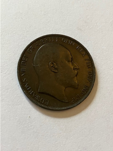 One Penny 1902 England