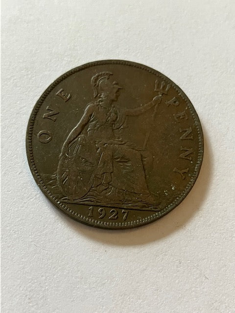 One Penny 1927 England