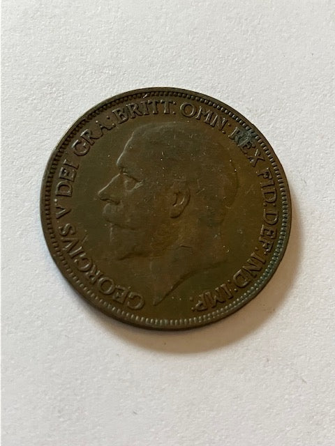 One Penny 1927 England