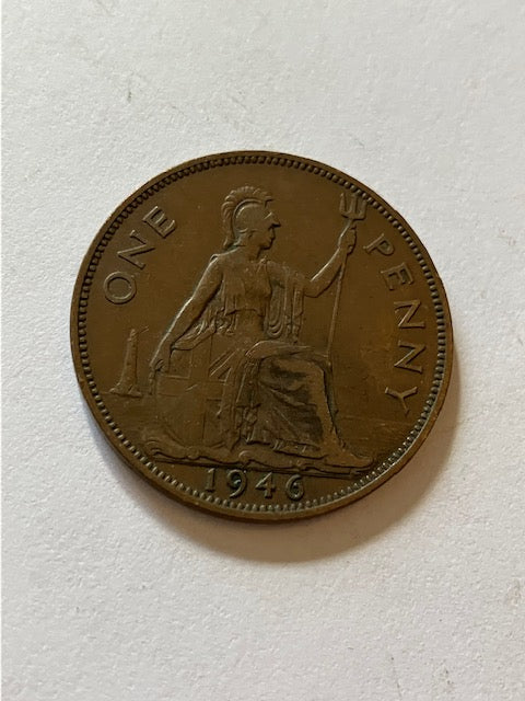 One Penny 1946 England