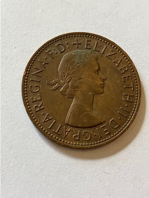 One Penny 1964 England