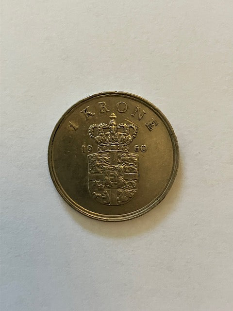 1 Krone 1960 Danmark