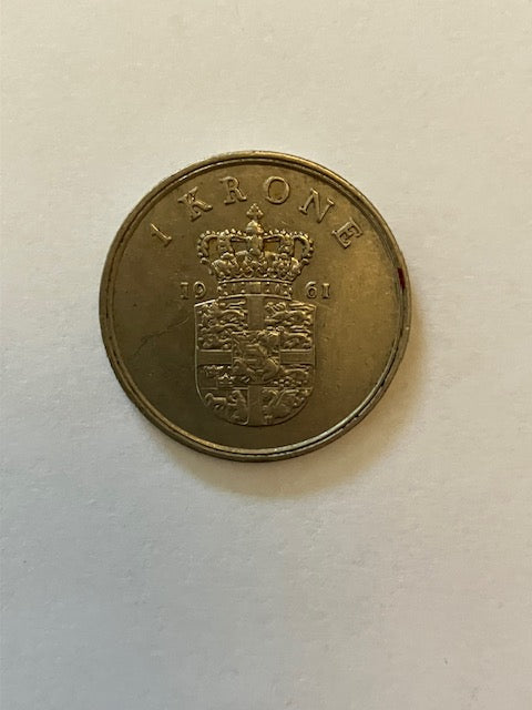 1 Krone 1961 Danmark