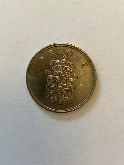 1 Krone 1966 Danmark