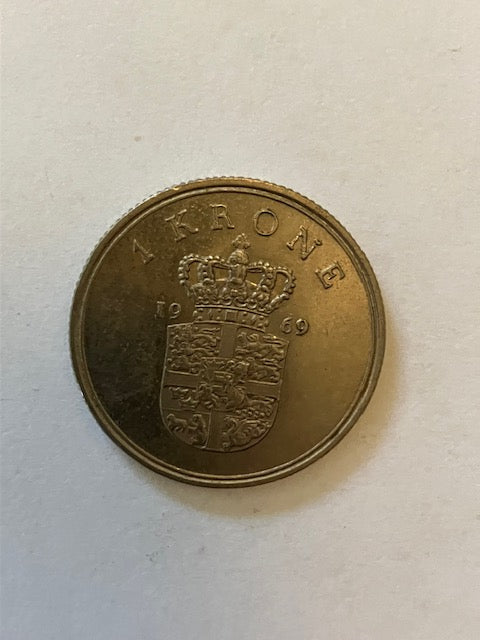 1 Krone 1969 Danmark