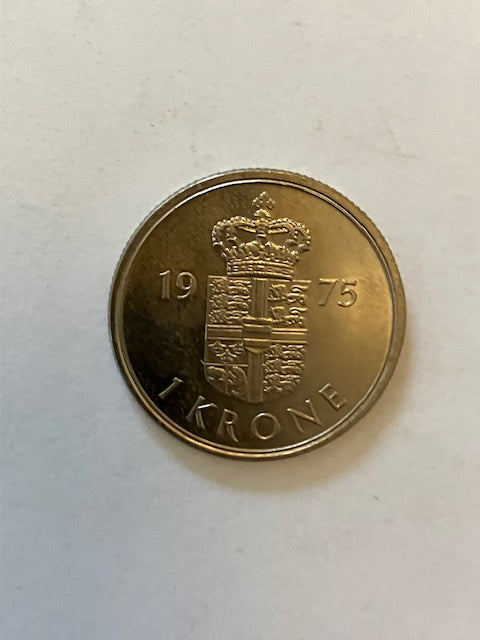 1 Krone 1975 Danmark