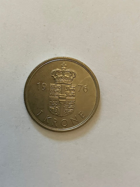 1 Krone 1976 Danmark