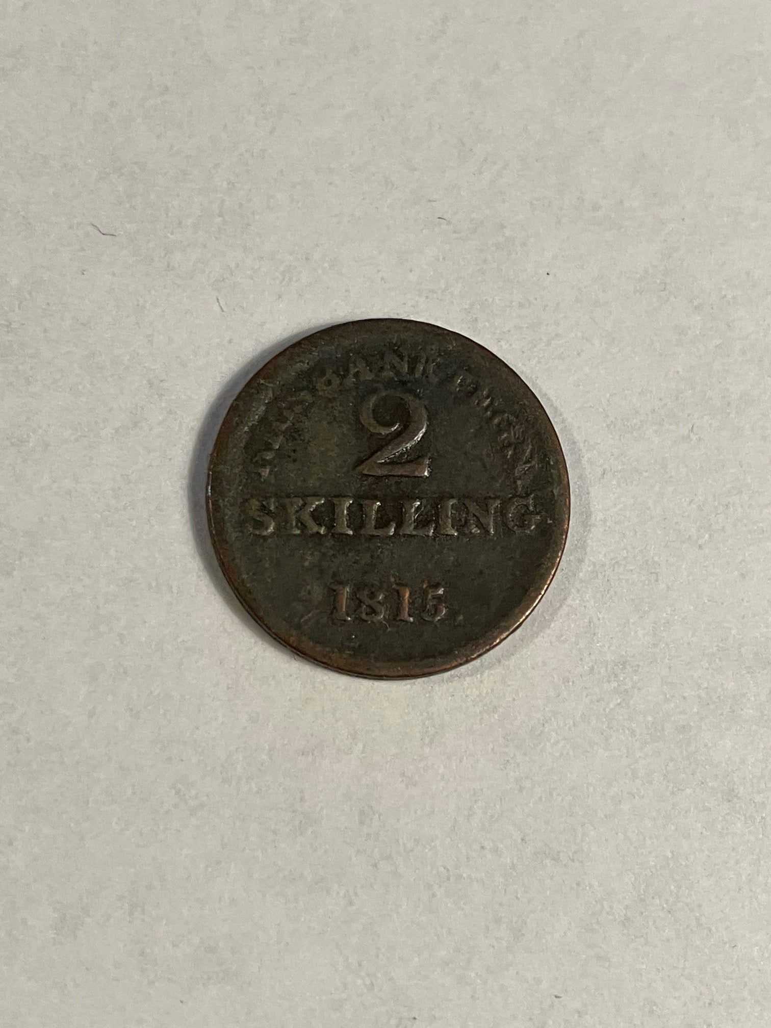 2 Skilling 1815