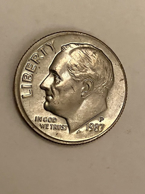 One Dime 1987 USA