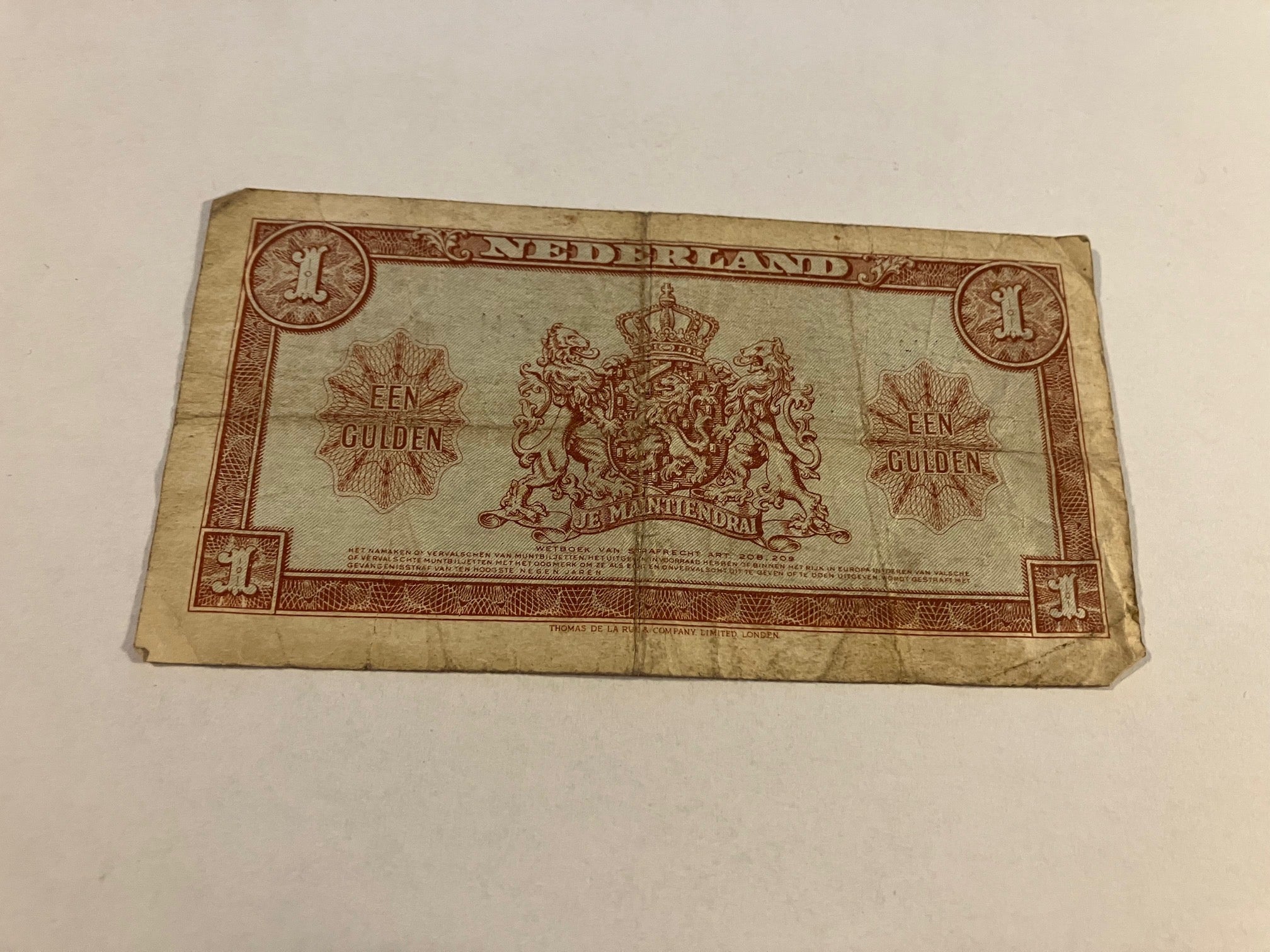 Een Gulden 1945 Netherlands