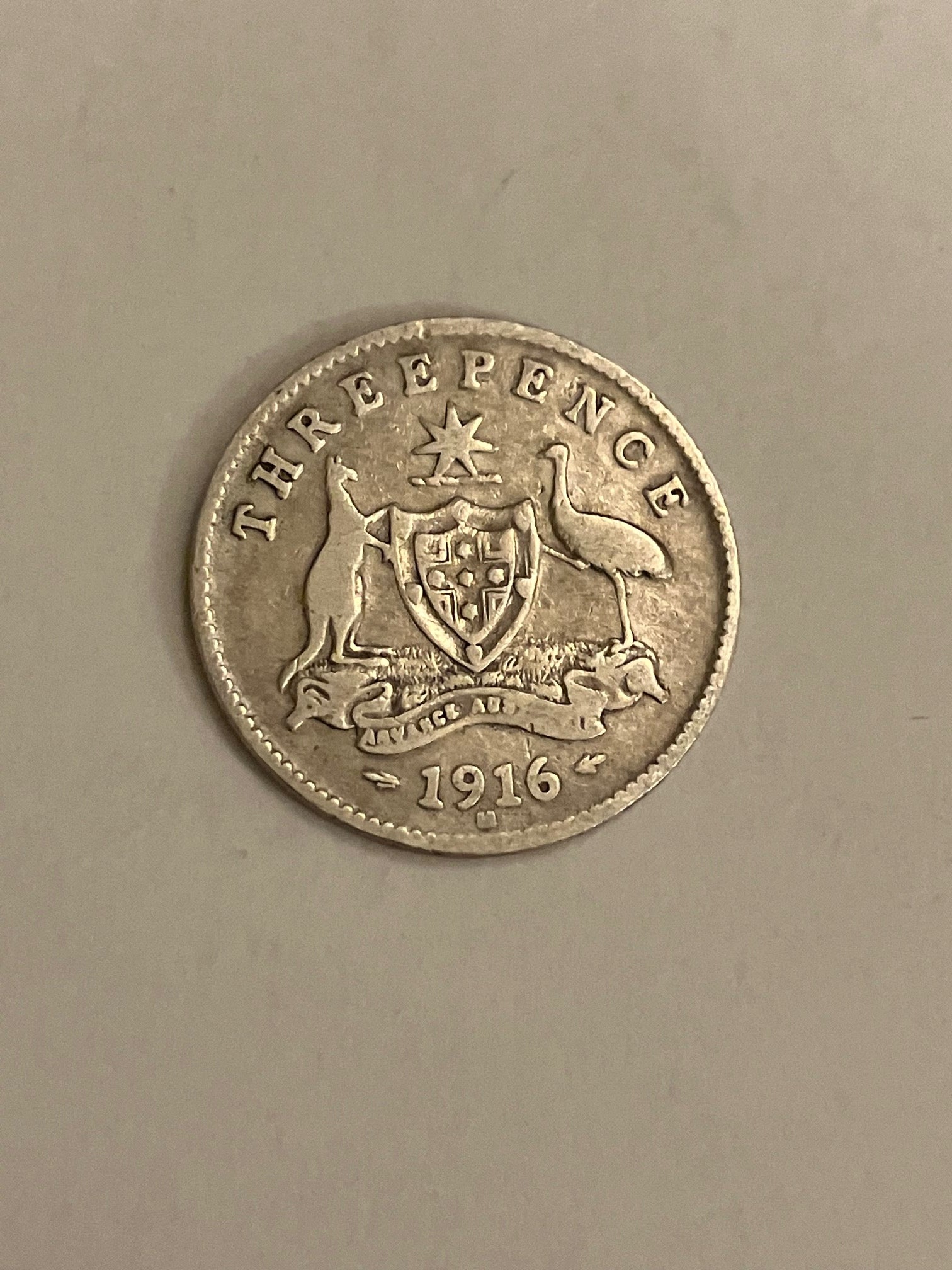 Three pence 1916 Austrailia