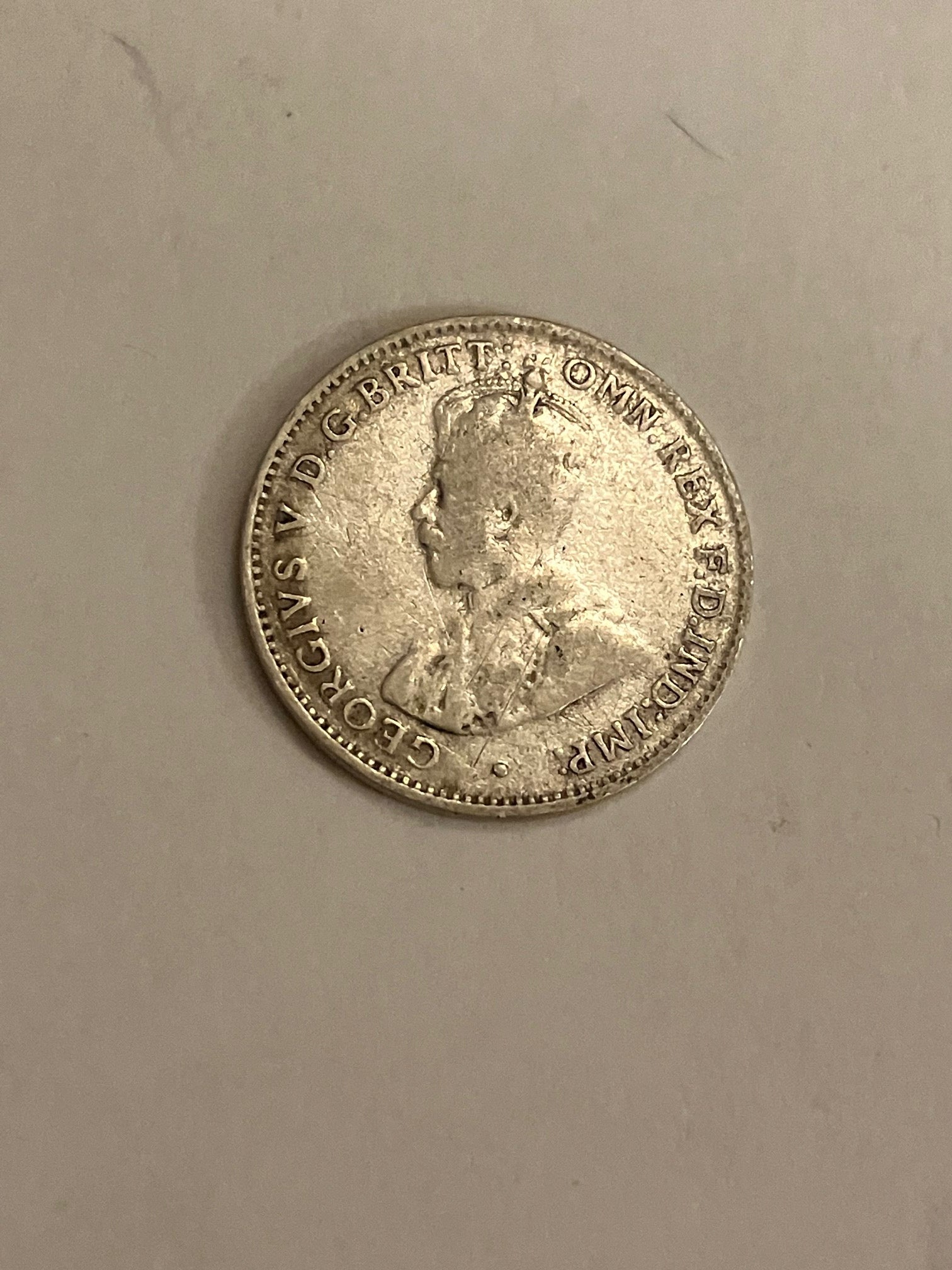 Three pence 1928 Austrailia