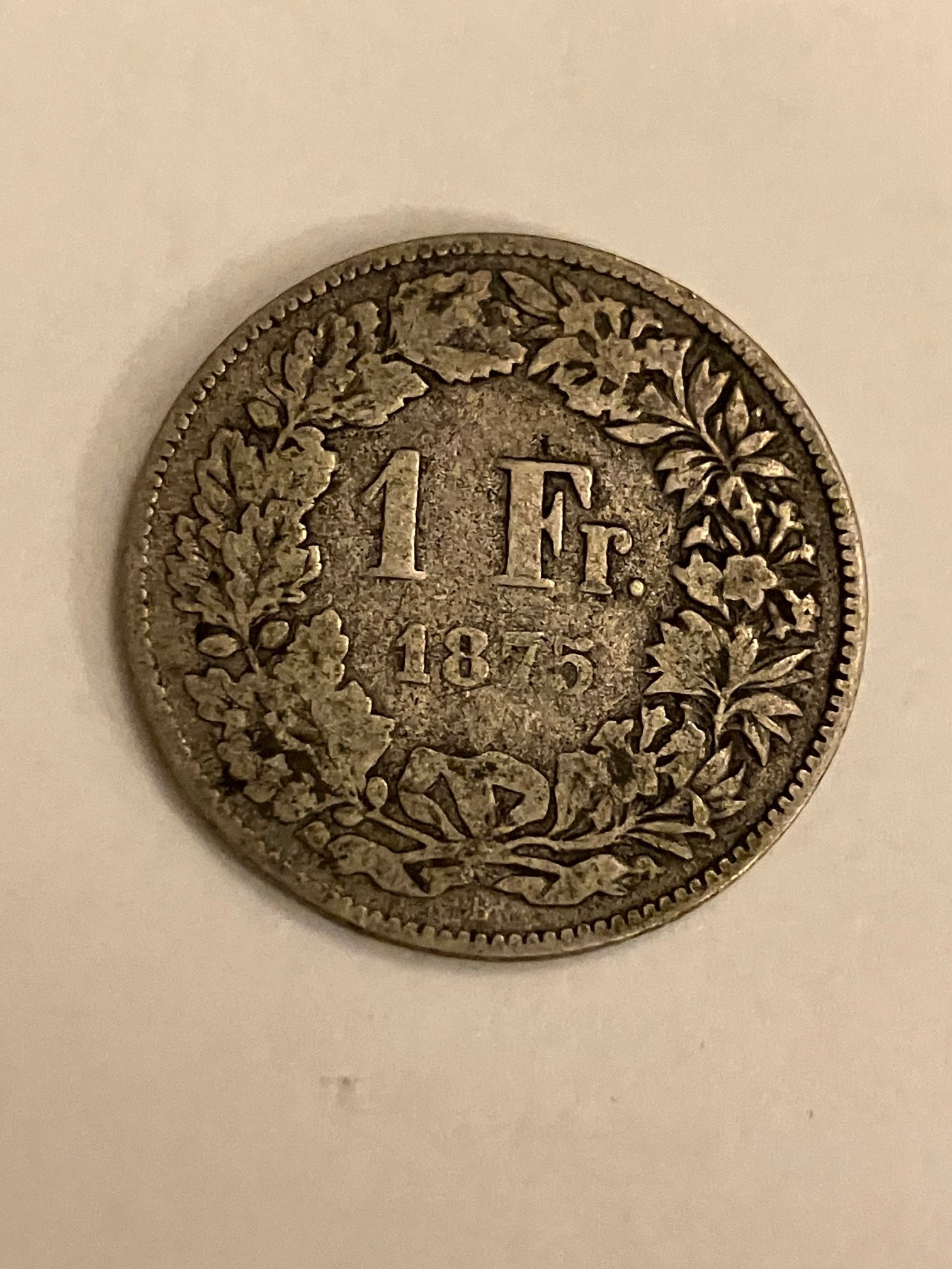 1 Franc 1875 Switzerland