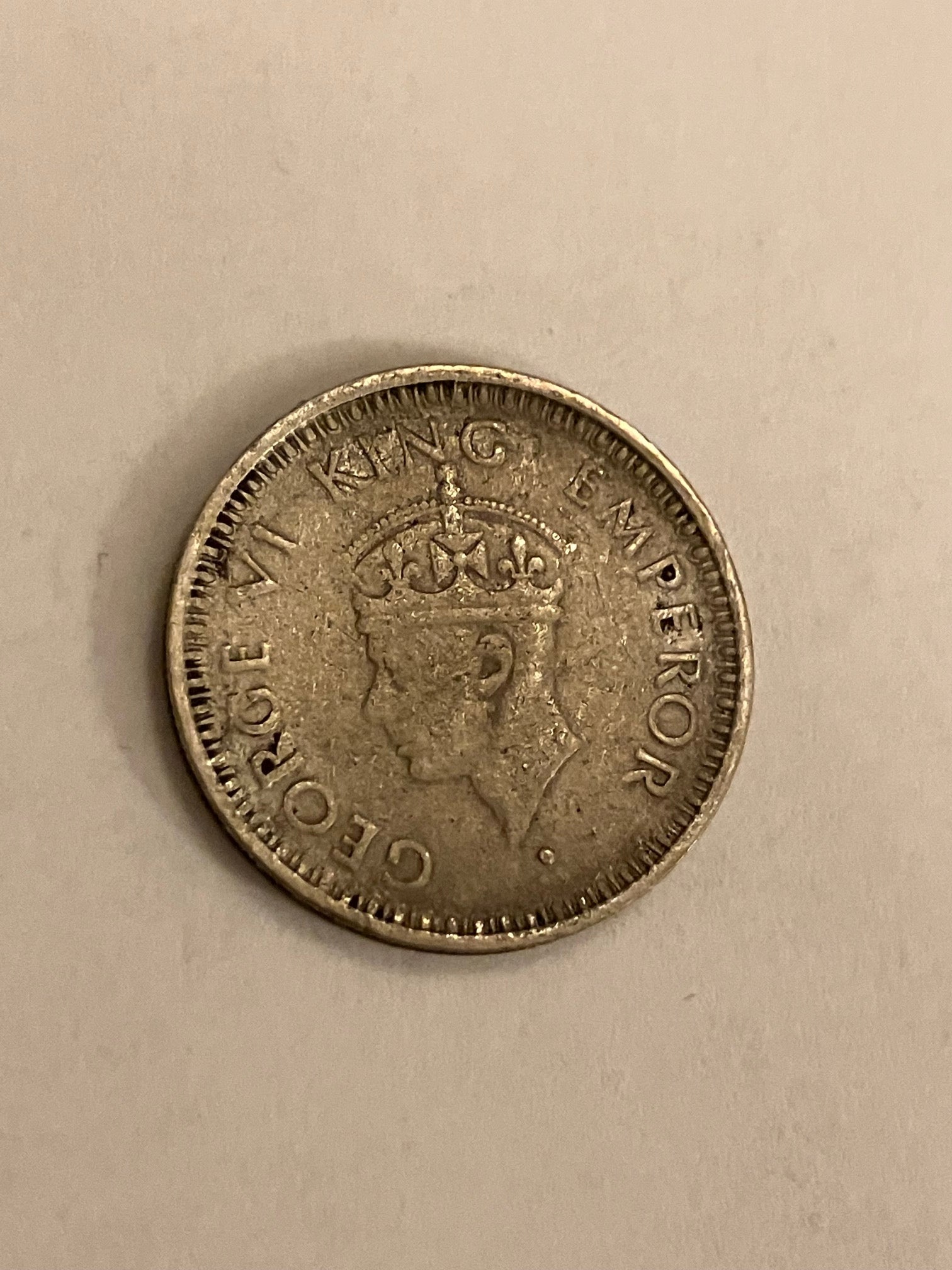 1/4 Rupee India 1944